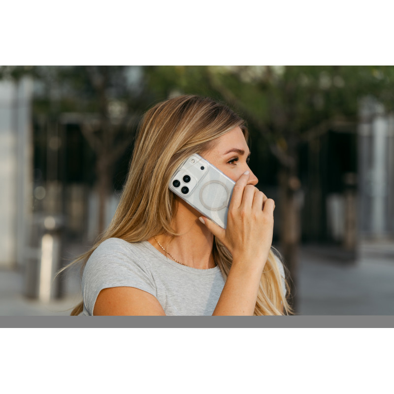 ZAGG Milan Snap θήκη για iPhone 17 Pro Max - glitter swirl