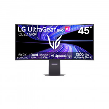 LG UltraGear 45GX950B-B 44,5 ιντσών WQHD 240Hz Curved OLED Gaming Monitor