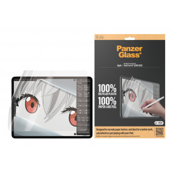PanzerGlass GraphicPaper Μεμβράνη προστασίας οθόνης για iPad Pro 12,9 inch (2018-2022), αντιθαμβωτική, συμβατή με θήκη, αντιβακτηριδιακή