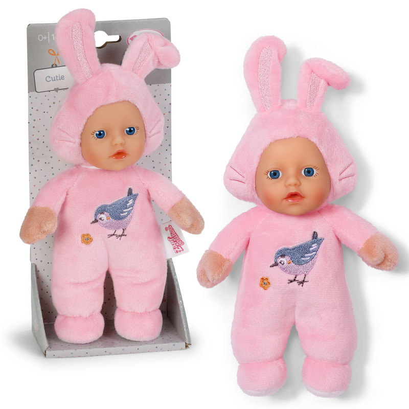 ZAPF CREATION Baby born for babies Cutie 3 Assorted 18cm κούκλα υφασμάτινη