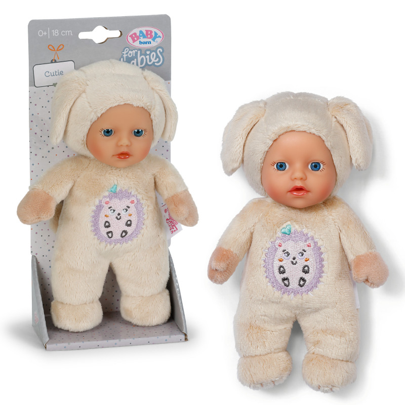 ZAPF CREATION Baby born for babies Cutie 3 Assorted 18cm κούκλα υφασμάτινη