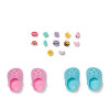ZAPF CREATION BABY born Παπούτσια μπάνιου με καρφίτσες, 2 ζεύγη, για κούκλες 43 cm