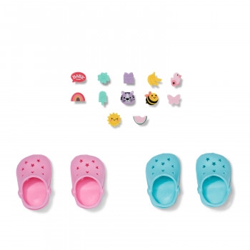 ZAPF CREATION BABY born Παπούτσια μπάνιου με καρφίτσες, 2 ζεύγη, για κούκλες 43 cm