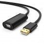 UGREEN US121 Ενεργό Καλώδιο Επέκτασης USB 2.0 5m Μαύρο