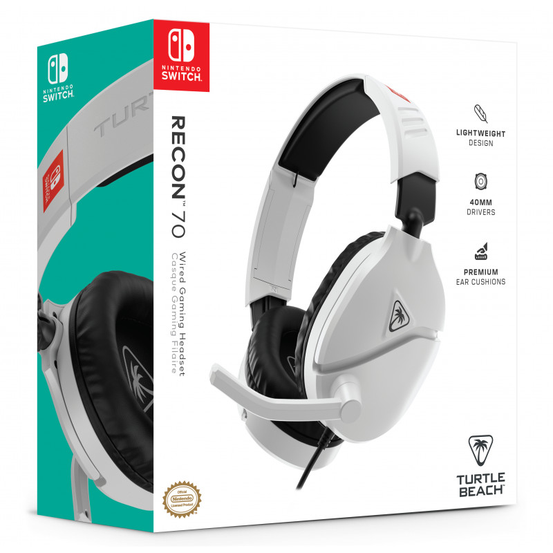 Turtle Beach Recon 70 NS Λευκό Gaming Headset (TBS-8001-15)
