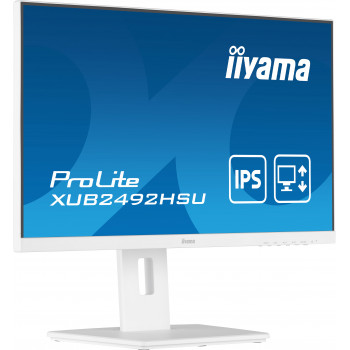 Iiyama ProLite XUB2492HSU-W5 23,8 ίντσες Full HD IPS Οθόνη με USB-Hub και ρυθμιζόμενη βάση ύψους