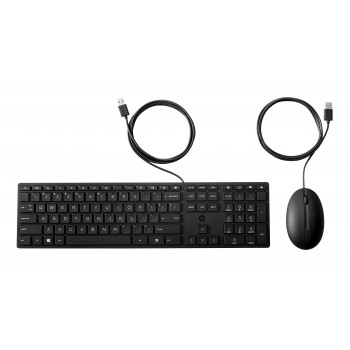 HP Desktop 320MK ενσύρματο σετ πληκτρολογίου και ποντικιού, ρωσικό layout, μαύρο 9SR36AA#ACB