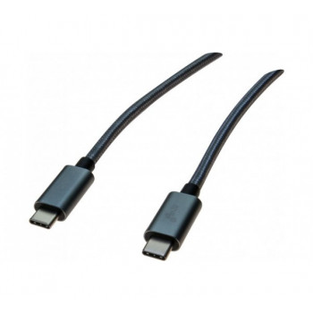EXERTIS CONNECT Καλώδιο USB 3.1 Type-C 10 Gbps Μαύρο 532483
