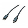 EXERTIS CONNECT Καλώδιο USB 3.1 Type-C 10 Gbps Μαύρο 532483
