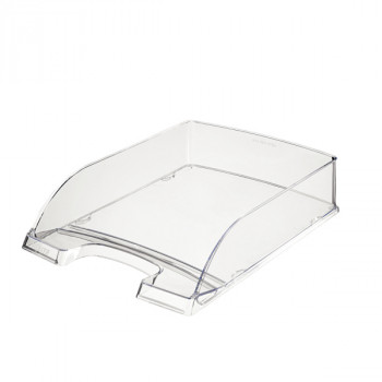 LEITZ Θήκη Εγγράφων Transparent Plus, DIN A4, Κρυστάλλινο Διαφανές Πολυστυρένιο, Υψηλής Στιλπνότητας, Στοιβάσιμη Κάθετα ή Μετατοπισμένα 5226-00-02