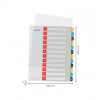 Leitz Cosy A4 σετ εκτυπωμένων ευρετηρίων, 1-12, PP, πολύχρωμο 12480000