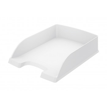 LEITZ Plus δίσκος εγγράφων Standard A4 λευκό, πολυστυρένιο, στοιβαζόμενος, συσκευασία 5 τεμ. (5227-00-01)
