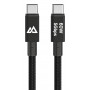 Black Rock καλώδιο USB-C σε USB-C 60W 5Gbps 1,2m μαύρο 00201764