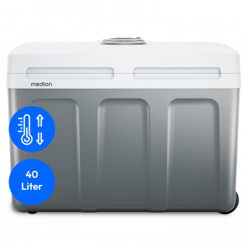 MEDION MD13102 TC45 θερμοηλεκτρικό ψυγείο 40L γκρι - ψύξη & θέρμανση, 12V/220-240V/5V USB 50078386