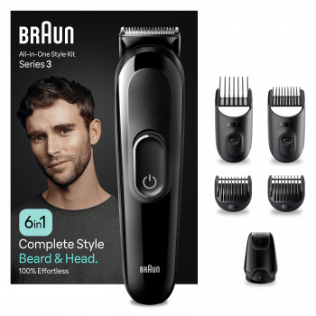 Braun All-in-One Style Kit MGK3420 Σετ περιποίησης, Trimmer ακριβείας για γένια και μαλλιά 4210201446774