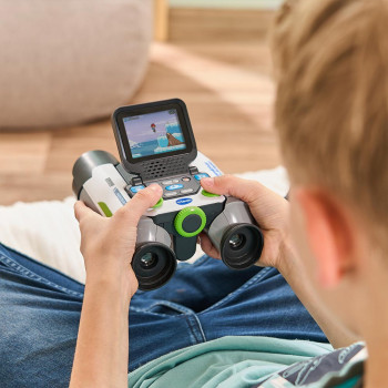 VTech Διαδραστικά δυόπια βίντεο | Έγχρωμη οθόνη LCD 2,4 ιντσών, 2x οπτικό & 4x ψηφιακό zoom, φωτογραφίες 5MP, παιχνίδια, πράσινο/μαύρο (80-6168604)