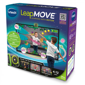 VTech LeapMOVE Fitness Tracker για παιδιά με παιχνίδια και προκλήσεις, έγχρωμη LCD, αδιάβροχο σε πιτσιλιές, επαναφορτιζόμενο, μπλε/πράσινο 80-618704