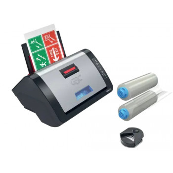 GBC Velocity A4 Σετ πλαστικοποίησης με 10 θήκες, θερμή πλαστικοποίηση, 2 κύλινδροι, κατά της εμπλοκής, μαύρο 4410076