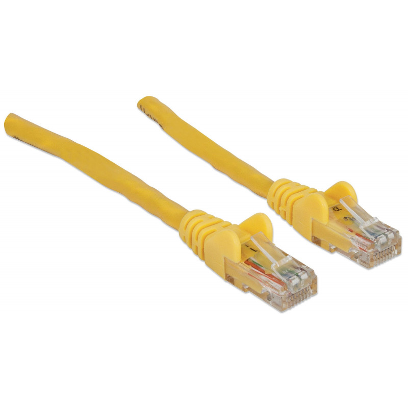 Intellinet Cat6 UTP Patch Καλώδιο, 2 x RJ-45, Χυτό, 7,5 m, Κίτρινο (342391)