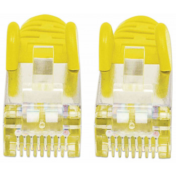 Intellinet High Performance Cat.7 SFTP καλώδιο δικτύου patch, 15 m, βύσμα RJ-45 σε βύσμα RJ-45, κίτρινο, χωρίς αλογόνα, Snagless 741125