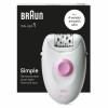 Braun Silk-épil 1 SE1-000 Αποτριχωτική συσκευή (λευκό/ροζ) 7500435224949