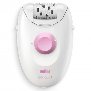 Braun Silk-épil 1 SE1-000 Αποτριχωτική συσκευή (λευκό/ροζ) 7500435224949