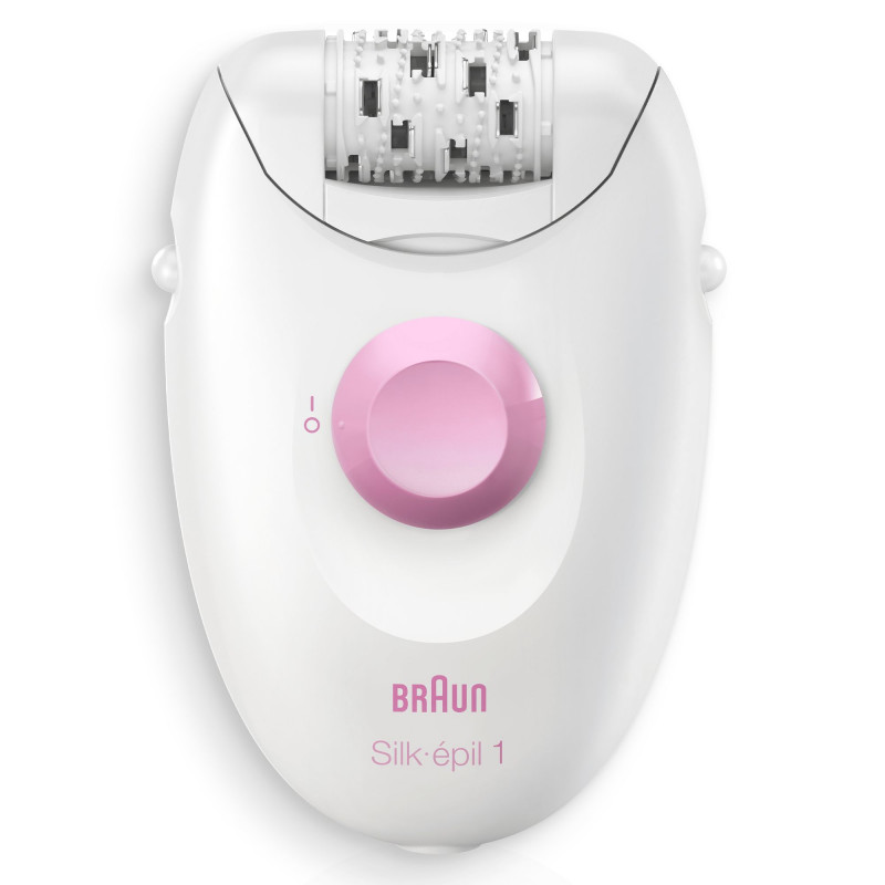 Braun Silk-épil 1 SE1-000 Αποτριχωτική συσκευή (λευκό/ροζ) 7500435224949