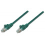 Intellinet Καλώδιο Patch Cat6 UTP, 2 x RJ-45, χυτό, 15,0 m, πράσινο (342537)