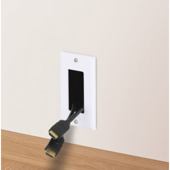 MANHATTAN CL3 Καλώδιο HDMI υψηλής ταχύτητας 4K@60Hz με Ethernet για εγκαταστάσεις σε τοίχο, 10 m, Μαύρο 356992
