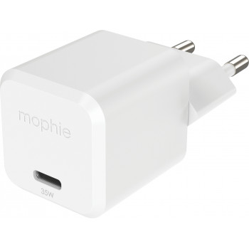mophie φορτιστής τοίχου USB-C 35W GaN λευκό (409917045)