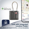 Cellularline TRACY LOCK έξυπνο λουκέτο με Bluetooth tracker μέσω Apple Find My, μαύρο 61302
