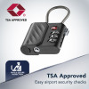 Cellularline TRACY LOCK έξυπνο λουκέτο με Bluetooth tracker μέσω Apple Find My, μαύρο 61302