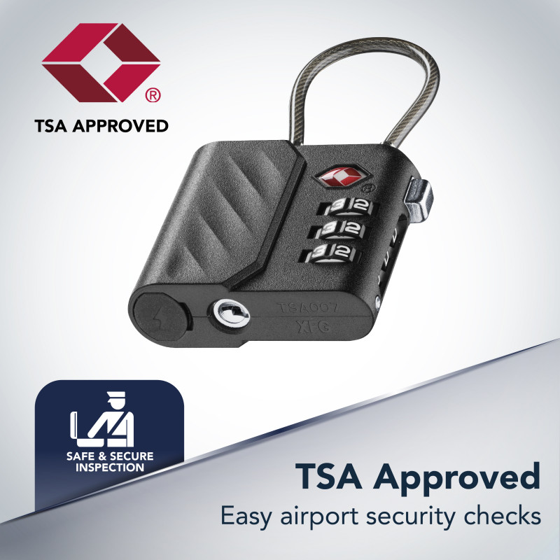 Cellularline TRACY LOCK έξυπνο λουκέτο με Bluetooth tracker μέσω Apple Find My, μαύρο 61302