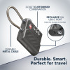 Cellularline TRACY LOCK έξυπνο λουκέτο με Bluetooth tracker μέσω Apple Find My, μαύρο 61302