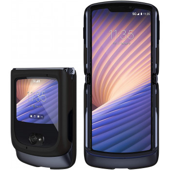 Motorola Δερμάτινη Θήκη Μαύρη για Motorola RAZR - PG38C03190