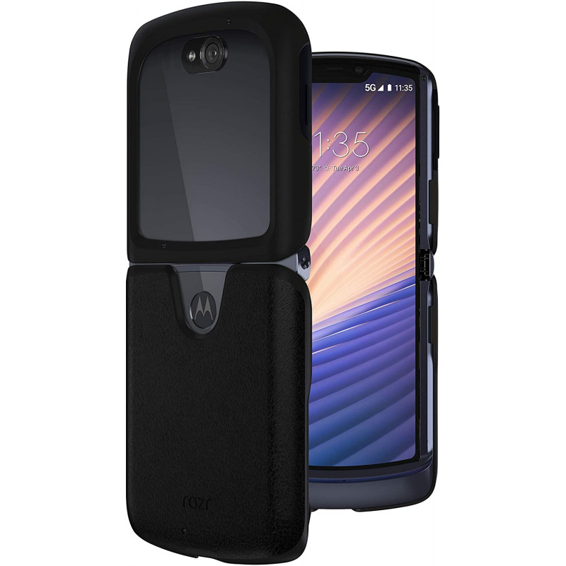Motorola Δερμάτινη Θήκη Μαύρη για Motorola RAZR - PG38C03190