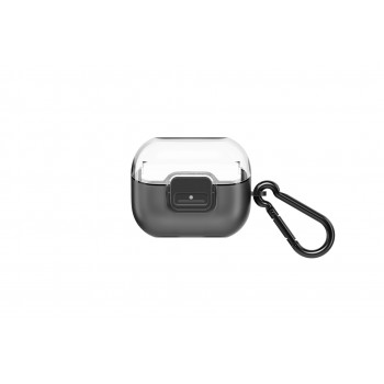 Samsung Galaxy Clip Case για Buds 3 Pro διαφανής προστατευτική θήκη TPU με καραμπίνερ GP-FPR630HICBW