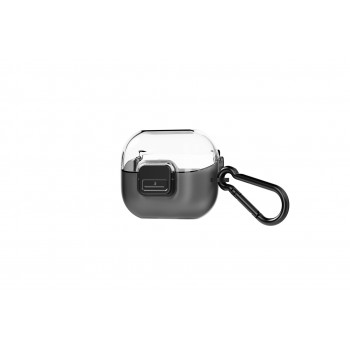 Samsung Galaxy Clip Case για Buds 3 Pro διαφανής προστατευτική θήκη TPU με καραμπίνερ GP-FPR630HICBW