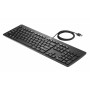 HP Business Slim USB πληκτρολόγιο - Ισπανικό QWERTY, αδιάβροχο, μαύρο