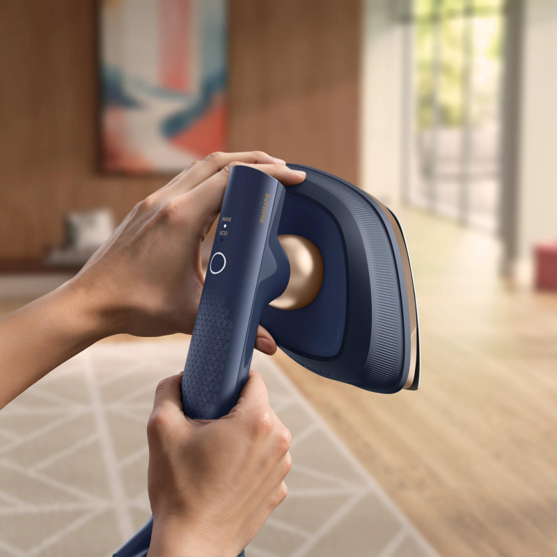 Philips OneTurn 2-in-1 σίδερο ατμού GC215/20 Navy Blue