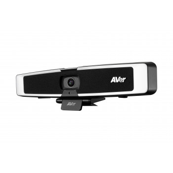 AVer VB130 4K USB Video-Soundbar με έξυπνο φωτισμό, 4x ψηφιακό zoom, 120° οπτικό πεδίο, AI Auto-Tracking, μικρόφωνο Beamforming, ηχείο 10W, PoE+