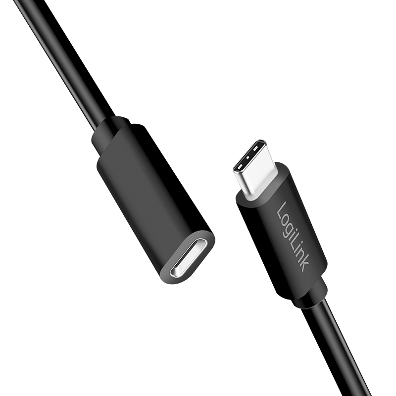 LogiLink CU0211 καλώδιο επέκτασης USB-C 100W 2m μαύρο