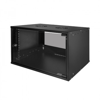 LogiLink επιτοίχιο κουτί 19 ιντσών ECO 6U μαύρο (W06C55B)