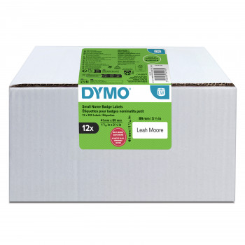 DYMO LabelWriter ετικέτες ταυτότητας, 89 x 41 mm, λευκές, αποσπώμενη κόλλα, 150 ετικέτες (2234183)