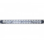 Dexlan 48-Port Keystone-Modulträger, 19 inch 2U, Μαύρο RAL 9005 258152