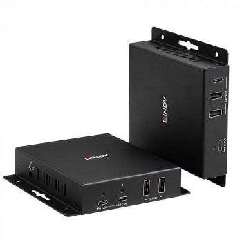 Lindy 100m Cat.6A Type-C 4K60 Extender Βίντεο και Δεδομένων HDBaseT 3.0 (39347)