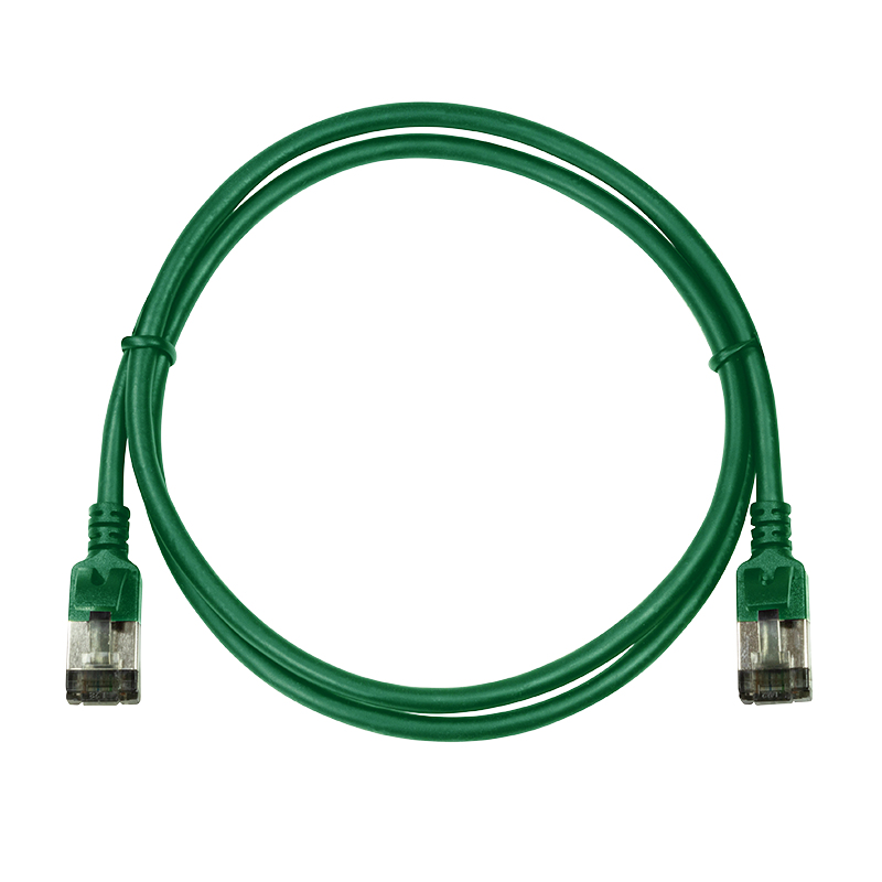 LogiLink SlimLine Cat 6a STP καλώδιο patch RJ-45 5m πράσινο RAL 6029 CQ9075S