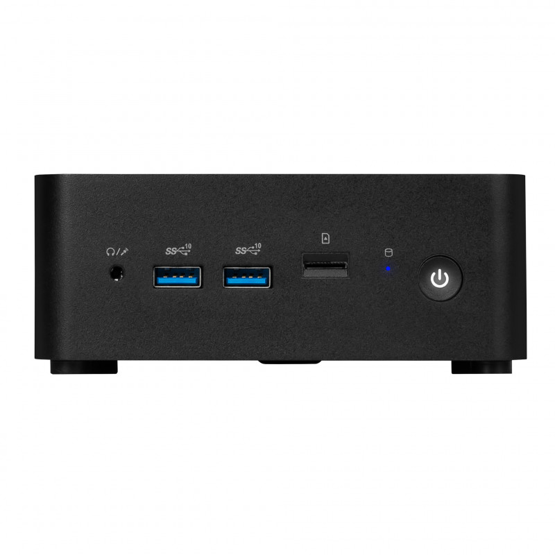 MSI Cubi NUC 1M-021DE Mini PC Barebone - Intel Core 5 120U, 8GB RAM, 512GB SSD, Windows 11 Pro, μαύρο 00B0B111-021