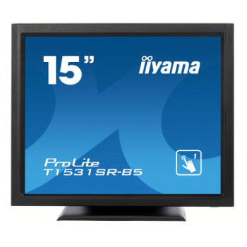 Iiyama ProLite T1531SR-B5 15 inch Οθόνη Touchscreen LED - 1024 x 768, TN, HDMI/VGA/DisplayPort, Ηχεία, Μαύρο Ματ