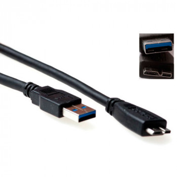 ACT Advanced Cable Technology SB3031 Καλώδιο USB-A σε Micro-USB B 2m μαύρο